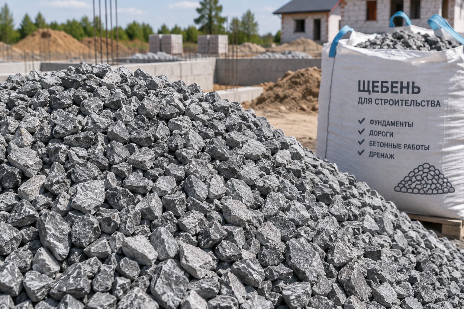 щебень для строительства